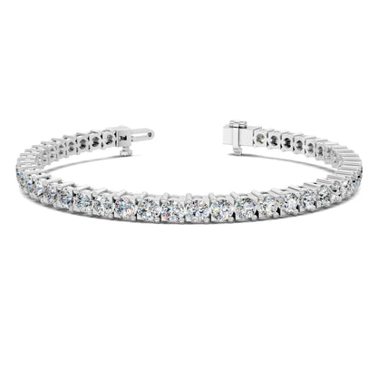 Cross Prong Tennis Bracelet (6.5 TCW)