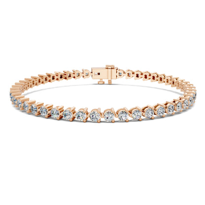 Classic Three-Prong Tennis Bracelet (3 TCW)