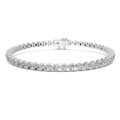 Classic Three-Prong Tennis Bracelet (3 TCW)