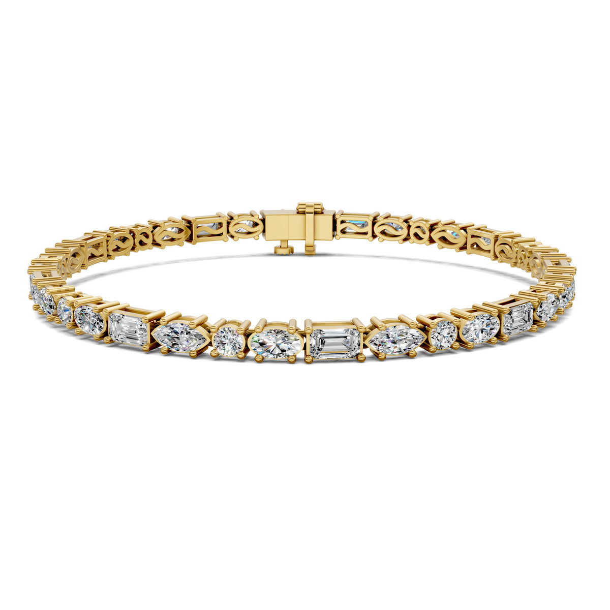 Fancy MIX Shapes Tennis Bracelet (7.5 TCW)