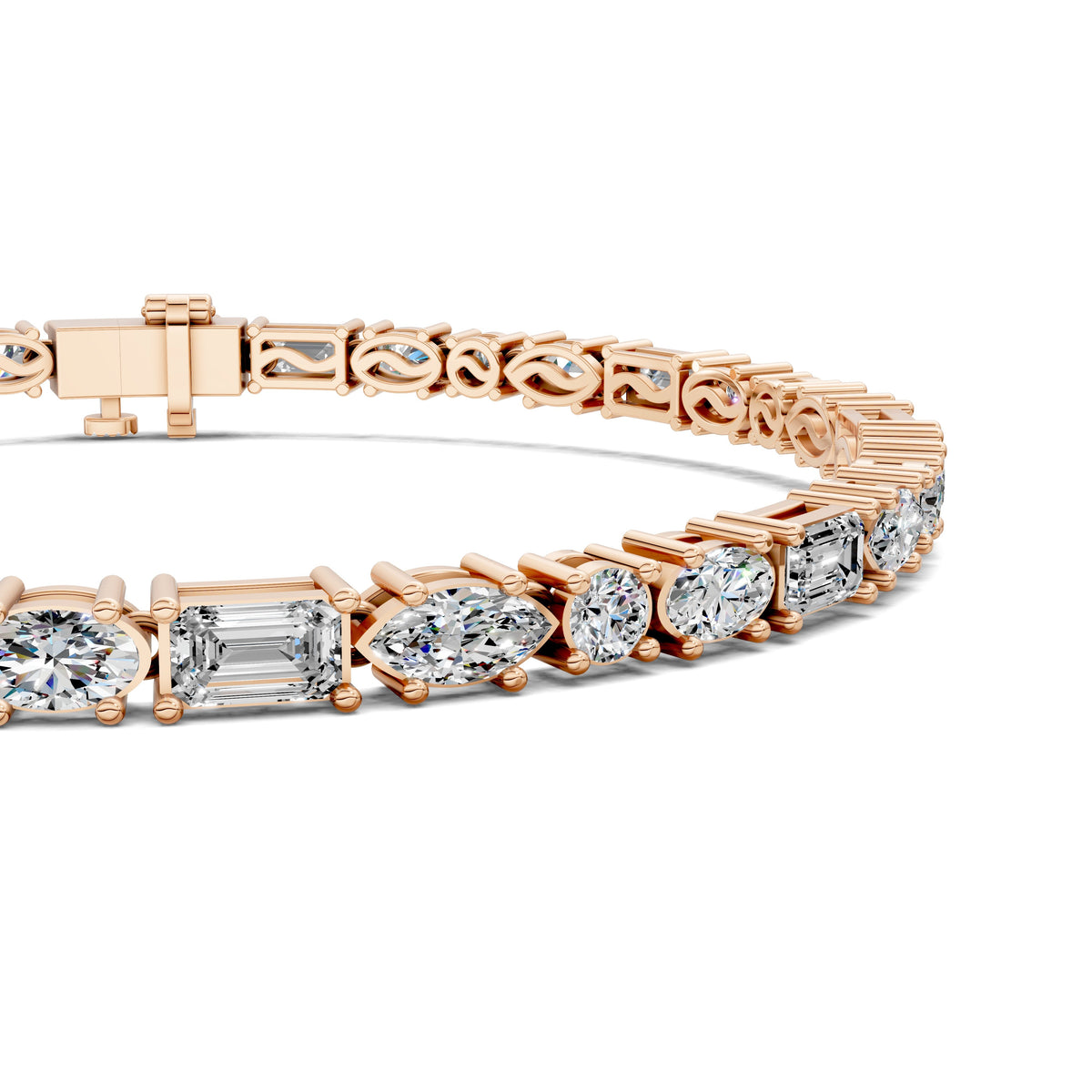 Fancy MIX Shapes Tennis Bracelet (7.5 TCW)