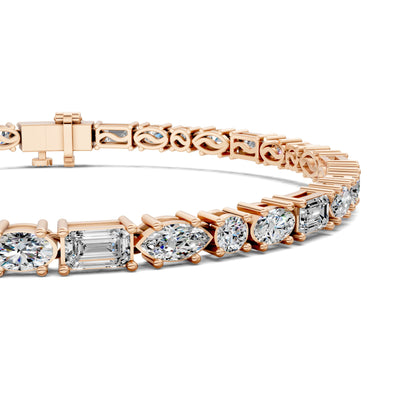 Fancy MIX Shapes Tennis Bracelet (7.5 TCW)