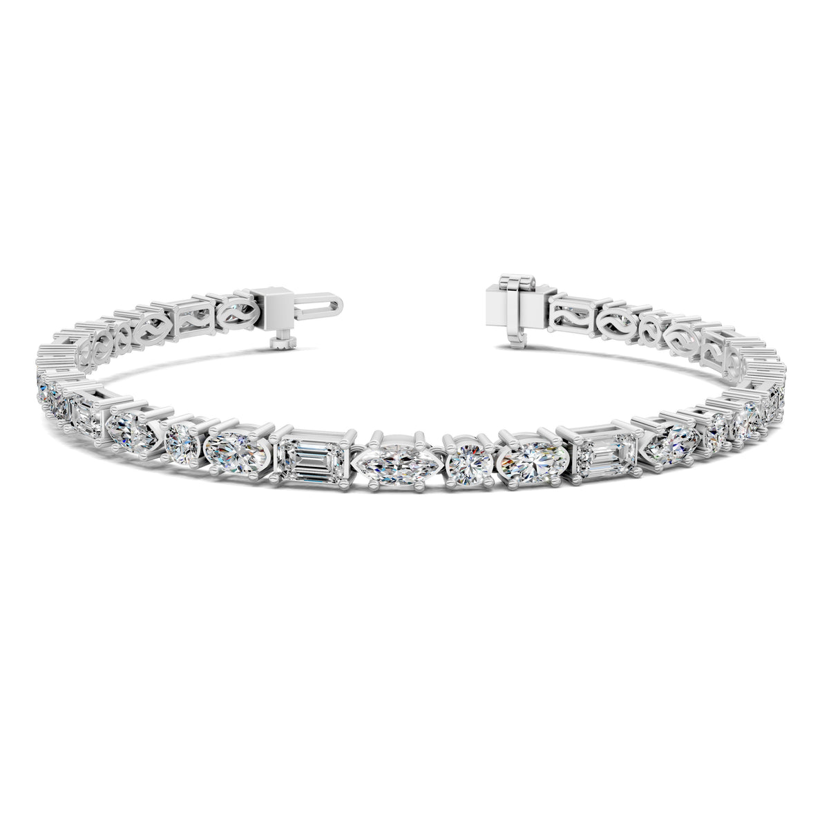 Fancy MIX Shapes Tennis Bracelet (7.5 TCW)