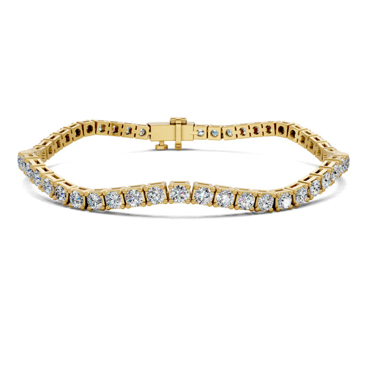 Wave Tennis Bracelet (5ct)