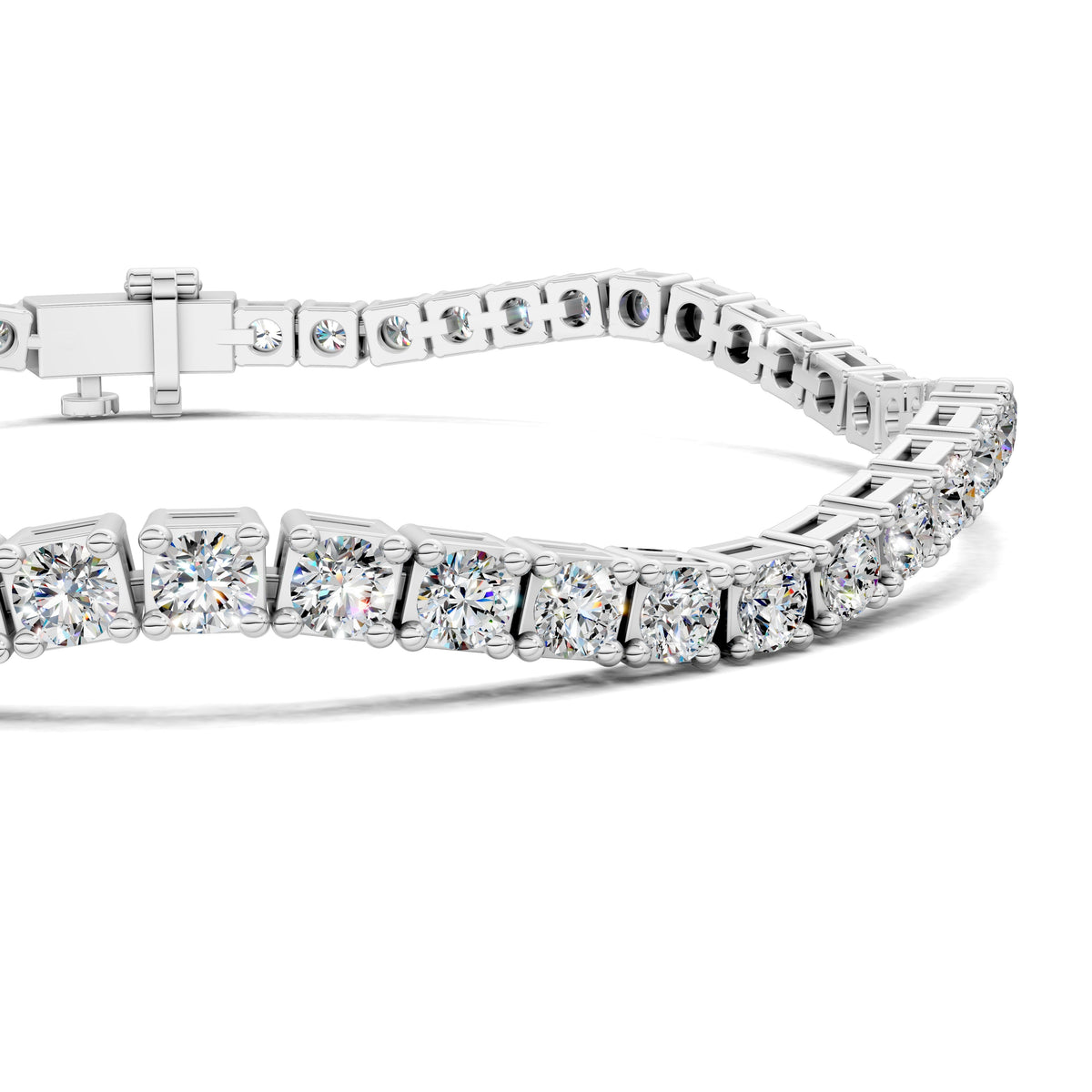 Wave Tennis Bracelet (5 TCW)