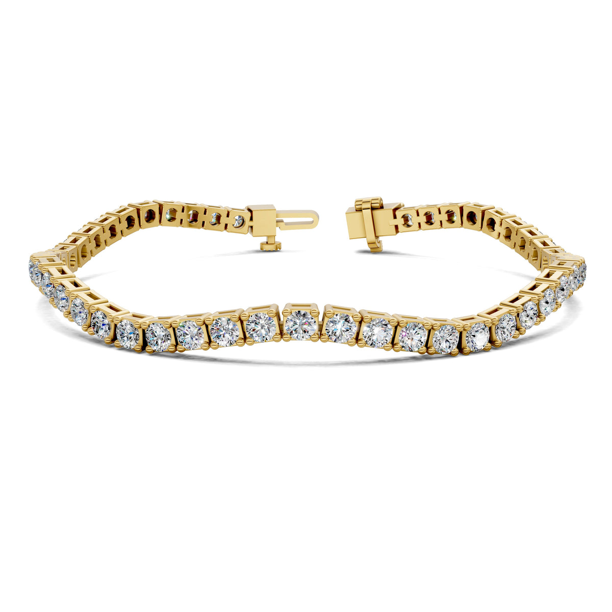 Wave Tennis Bracelet (5 TCW)