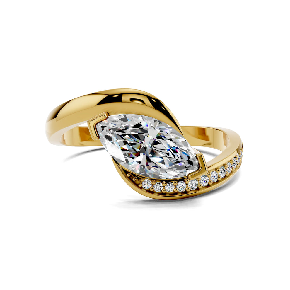 Hannah Mirage Bypass Engagement Ring