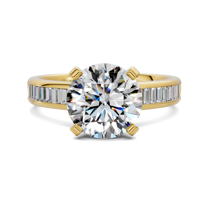 Cindy Baguette Channel Ring