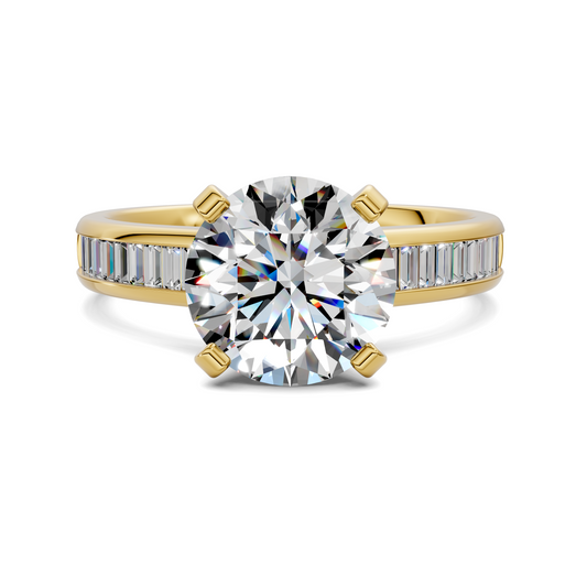 Cindy Baguette Channel Ring