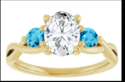 CUSTOM 4.5CT E VVS2  LAB DIAMOND Ring