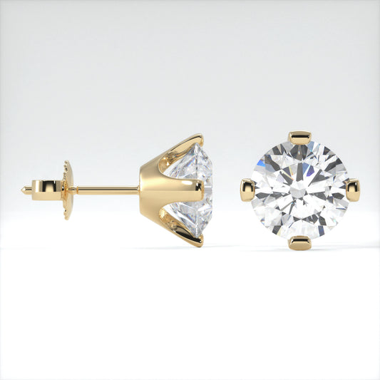 Opes Sovereign Gold Diamond Studs