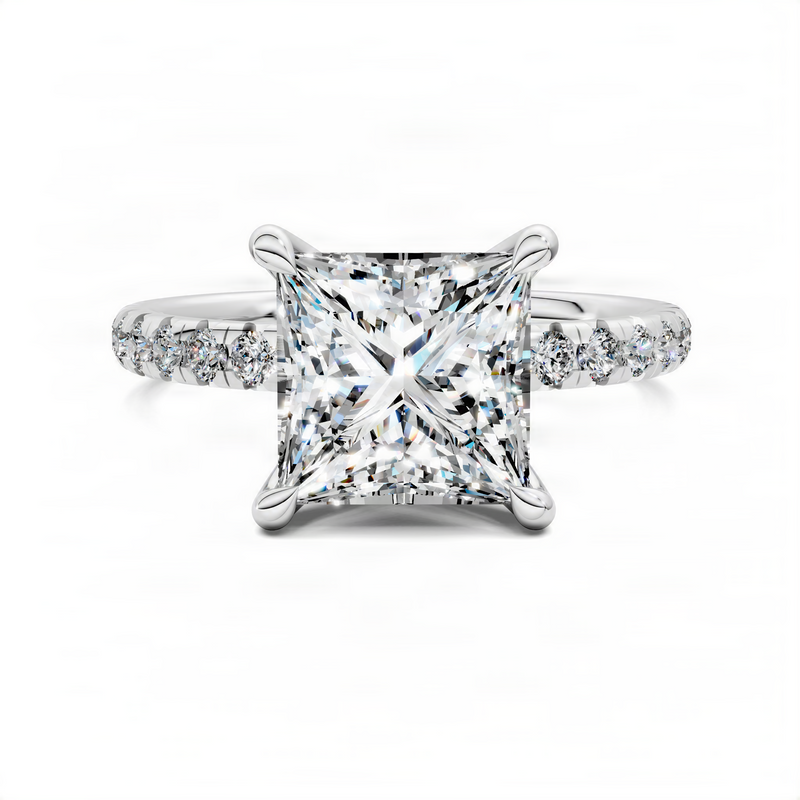 Opes Scalloped Pavé Ring