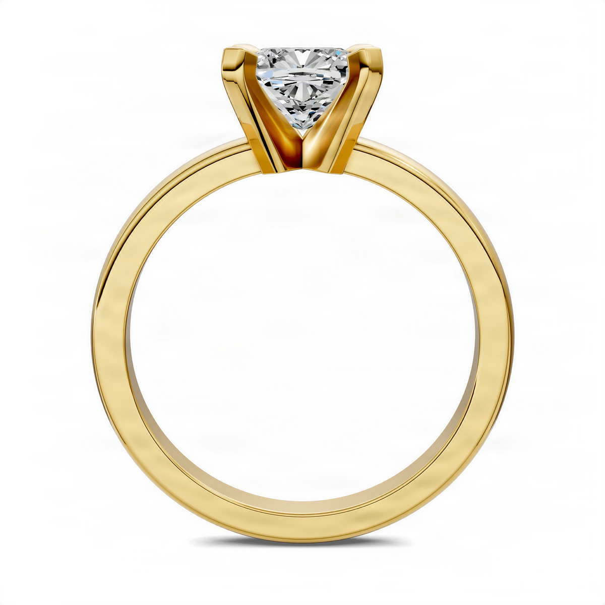 Opes Cushion Classic Solitaire Ring