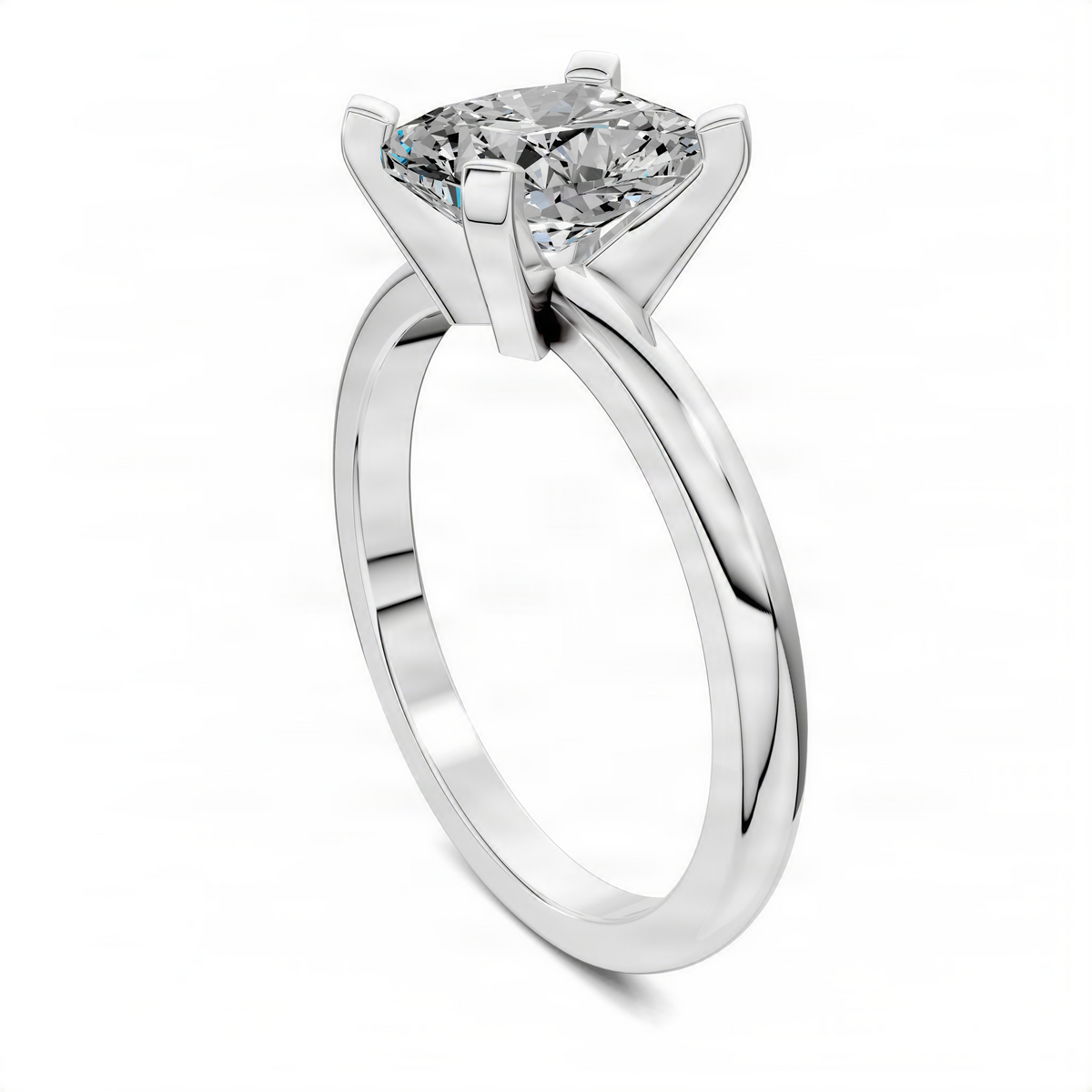 Opes Cushion Classic Solitaire Ring