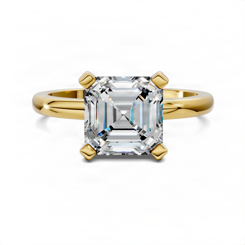 Opes Asscher Classic Solitaire Ring