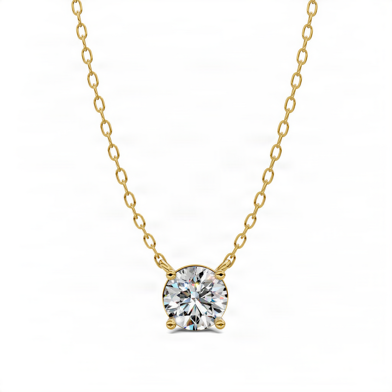 Opes Round Diamond Pendent