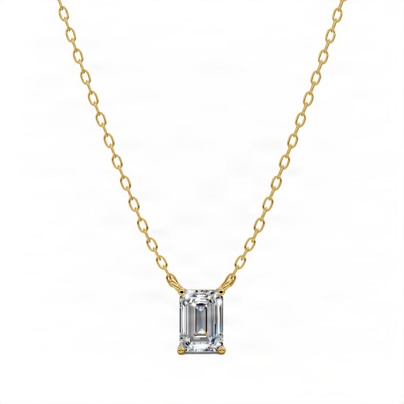 Opes Emerald Diamond Pendant