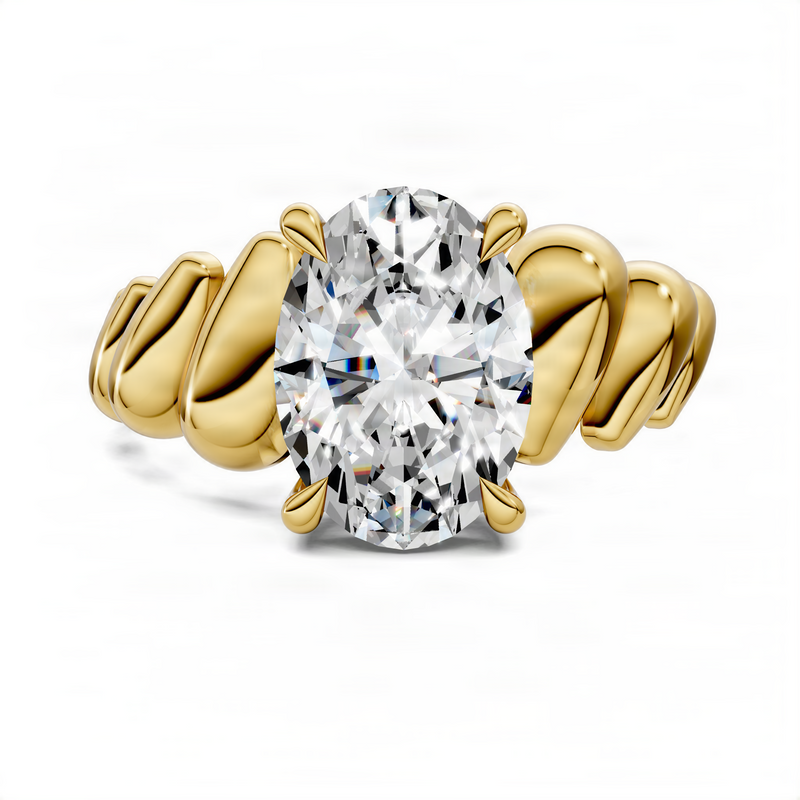 Opes Oval Croissant Ring